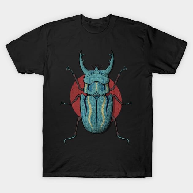 Coleoptera insect illustration 3 T-Shirt by ced-